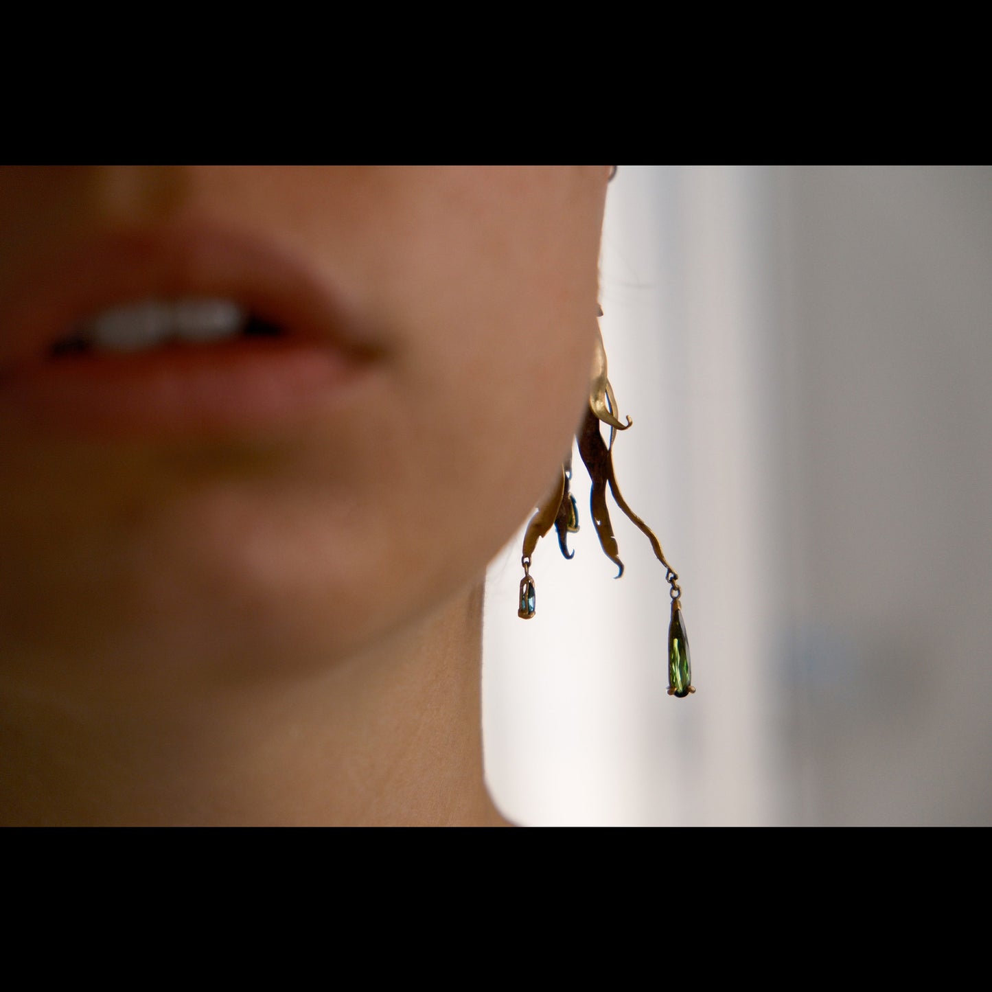 Dead Flower Earrings- Triptych