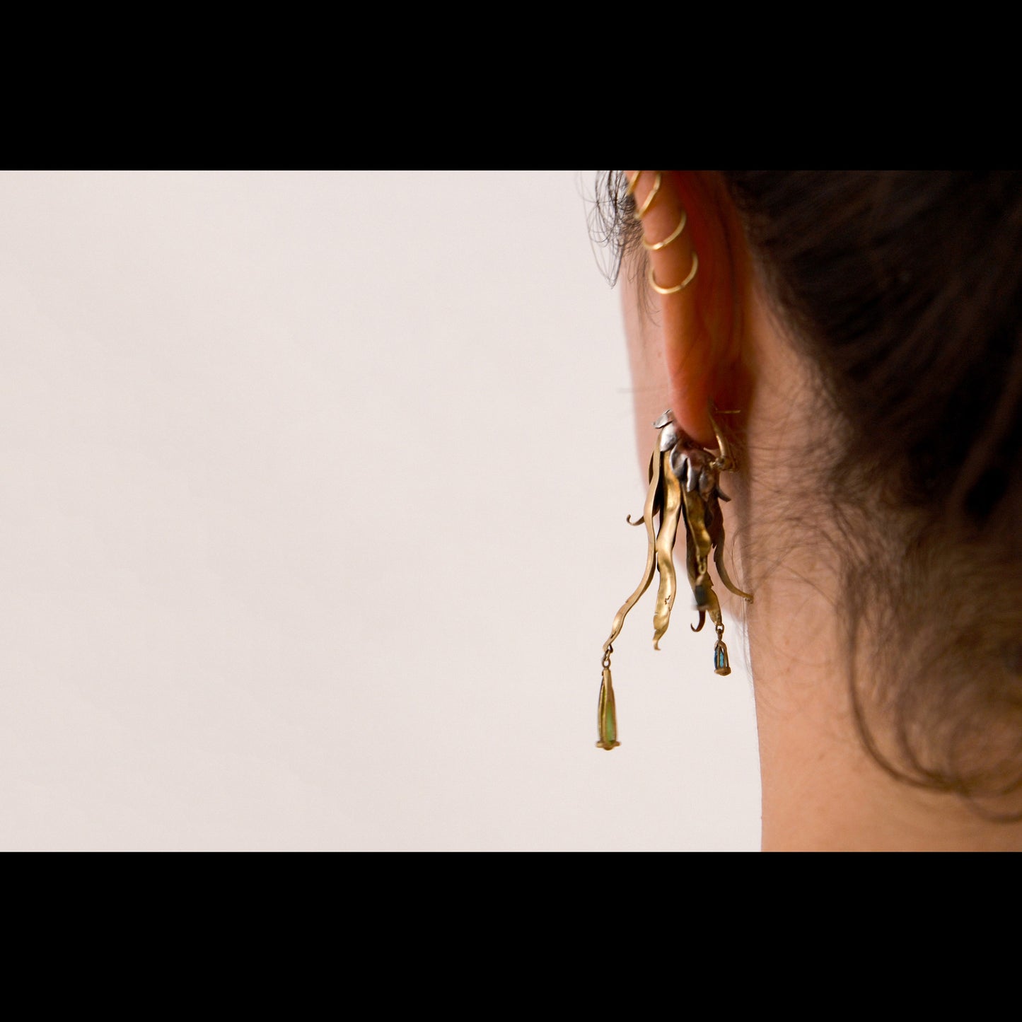 Dead Flower Earrings- Triptych