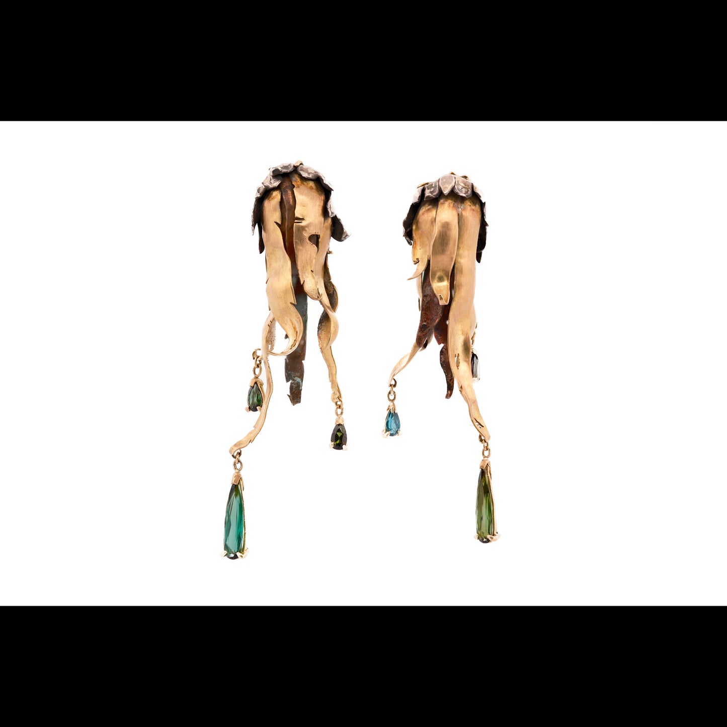 Dead Flower Earrings- Triptych