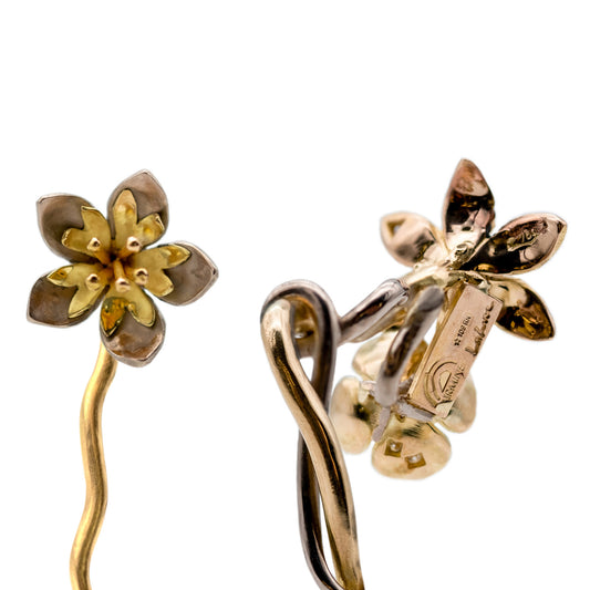 Pair of Flower Earrings